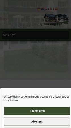 Vorschau der mobilen Webseite heckelmiller.de, Hotel Heckelmiller in Oberjoch