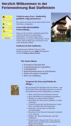 Vorschau der mobilen Webseite www.fewo-bad-staffelstein.de, Ferienwohnung Hämmer