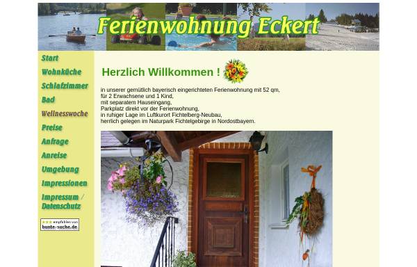 Vorschau von www.ferienwohnung.sport-eckert.de, Ferienwohnung Eckert