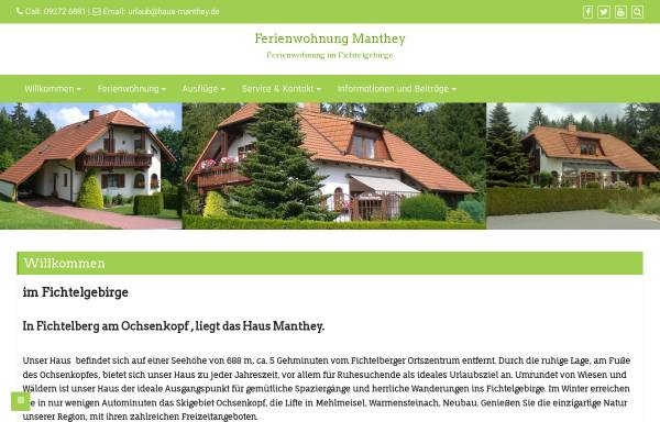 Vorschau von www.haus-manthey.de, Ferienwohnung Haus Mantey