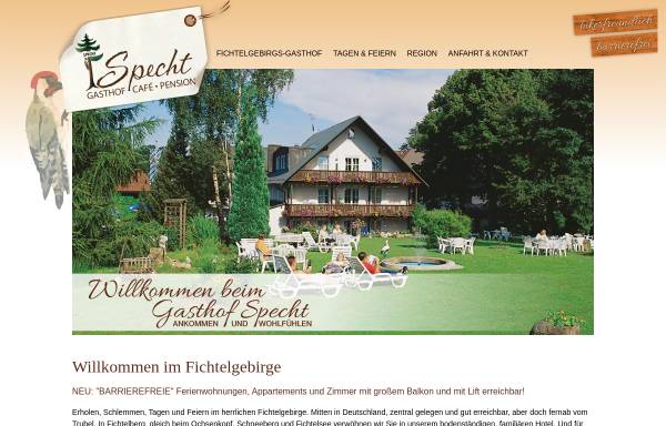 Vorschau von www.gasthof-specht.de, Gasthof Specht