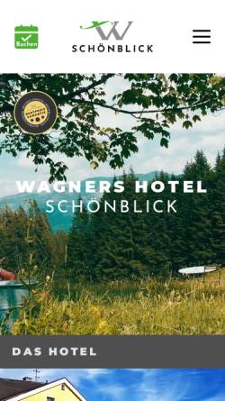 Vorschau der mobilen Webseite www.hotel-schoenblick.de, Hotel Schoenblick