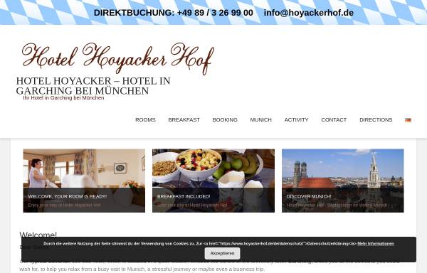 Vorschau von www.hoyackerhof.de, Hotel Hoyacker Hof