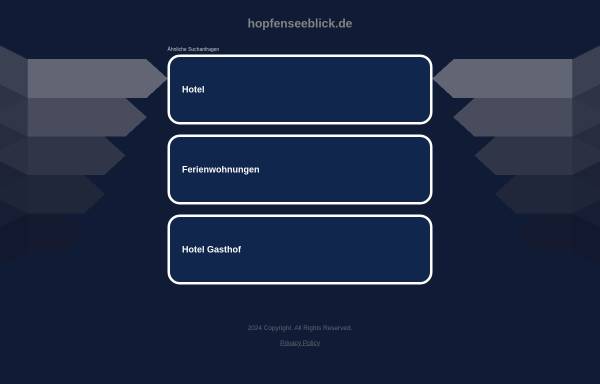 Vorschau von www.hopfenseeblick.de, Ferienwohnungen Hopfenseeblick
