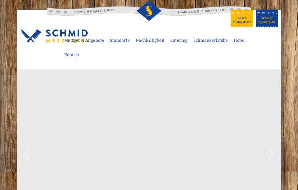 Vorschau von www.metzgerei-guenter-schmid.de, Metzgerei und Hotel Günter Schmid