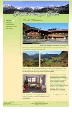 Vorschau der mobilen Webseite www.andreas-muetsch.de, Ferienwohnungen Fuchs
