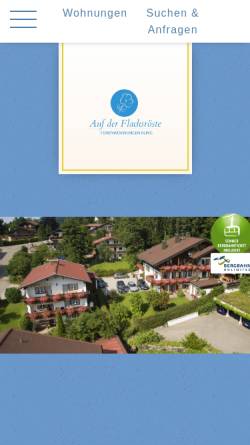 Vorschau der mobilen Webseite www.kling-oberstdorf.de, Haus auf der Flachsröste