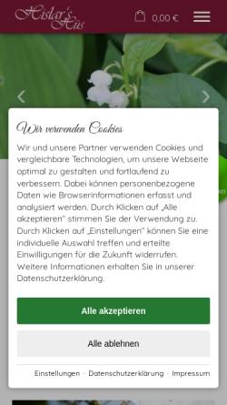 Vorschau der mobilen Webseite www.ferienhaus-oberstdorf.de, Hislar's Hüsund B'm Hislar