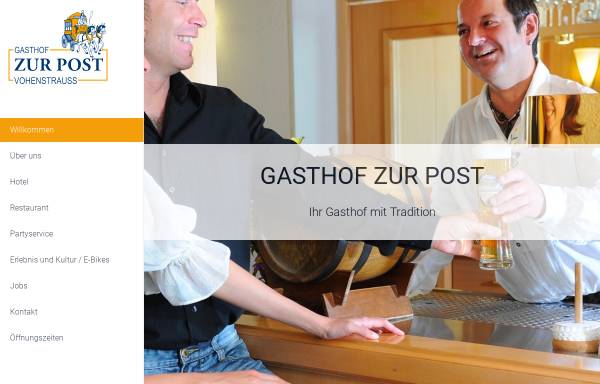 Vorschau von www.gasthof-post-vohenstrauss.de, Gasthof zur Post
