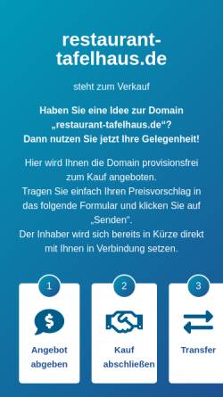 Vorschau der mobilen Webseite restaurant-tafelhaus.de, Tafelhaus