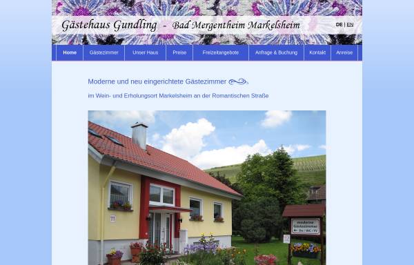 Vorschau von www.gaestehaus-gundling.de, Gästehaus Gundling