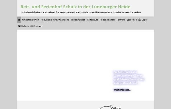 Vorschau von www.ferienreitschule.de, Reit- und Ferienhof Schulz