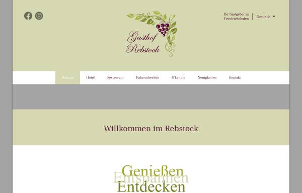 Vorschau von gasthof-rebstock-fn.de, Gasthof Rebstock