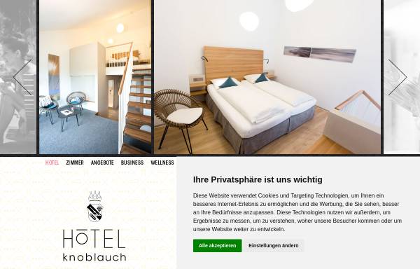 Vorschau von www.hotel-knoblauch.de, Hotel-Restaurant Knoblauch