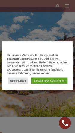 Vorschau der mobilen Webseite sternen-staufenberg.de, Hotel-Gasthof Sternen, Staufenberg