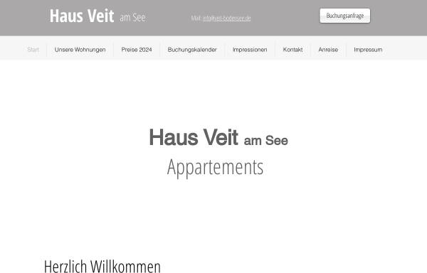 Vorschau von www.veit-bodensee.de, Haus Veit am See***