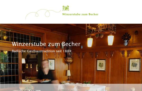 Vorschau von www.winzerstube-zum-becher.de, Winzerstube zum Becher
