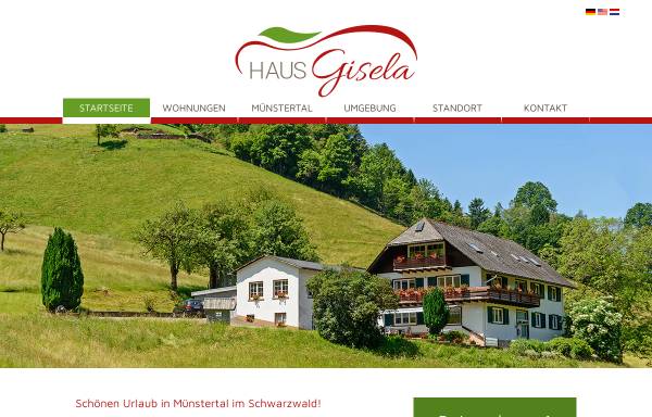 Vorschau von www.gisela-muenstertal.de, Haus Gisela
