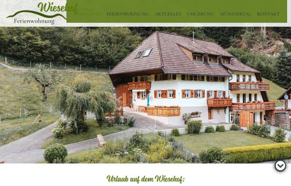 Vorschau von www.wiesehof-muenstertal.de, Haus Wiesehof
