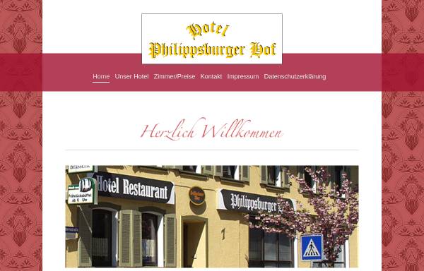 Vorschau von www.philippsburger-hof.de, Philippsburger Hof
