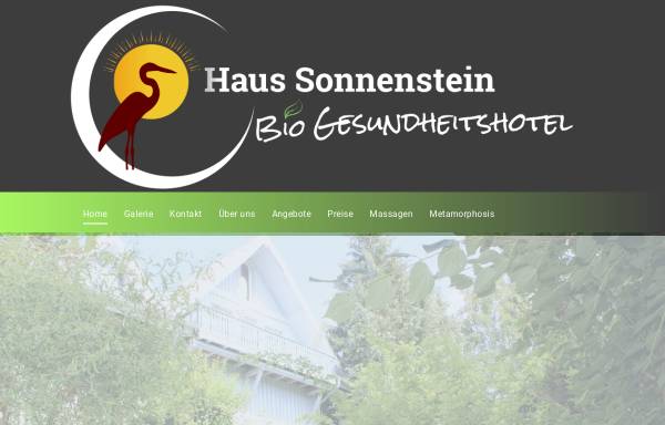 Vorschau von www.haus-sonnenstein.de, Gästehaus Sonnenstein