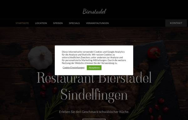Vorschau von www.bierstadel.de, Restaurant Bierstadel