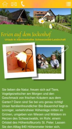 Vorschau der mobilen Webseite www.jockenhof.de, Jockenhof