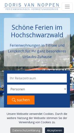 Vorschau der mobilen Webseite www.fewo-vannoppen.de, Ferienwohnung Steiss