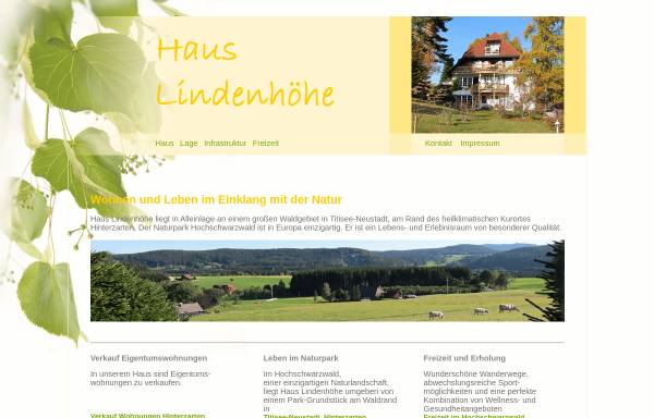 Vorschau von www.hauslindenhoehe.de, Haus Lindenhöhe