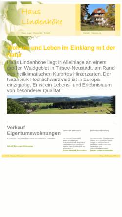 Vorschau der mobilen Webseite www.hauslindenhoehe.de, Haus Lindenhöhe