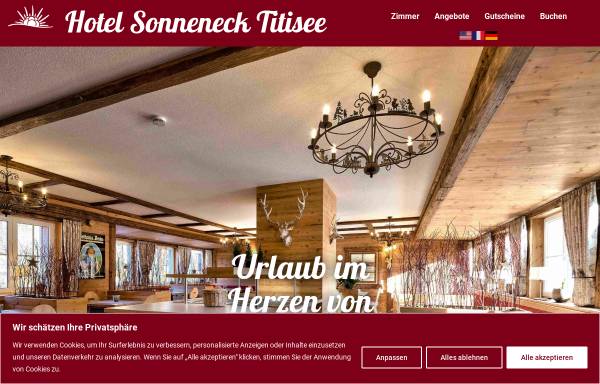 Vorschau von hotel-sonneneck-titisee.de, Hotel Sonneneck