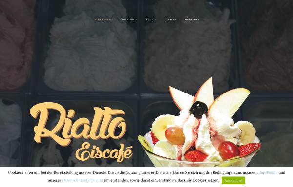 Vorschau von rialto-ulm.de, Eiscafe Rialto GbR