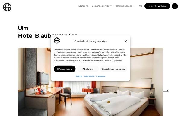 Vorschau von www.hotel-blaubeurertor.de, Hotel Garni Blaubeurer Tor