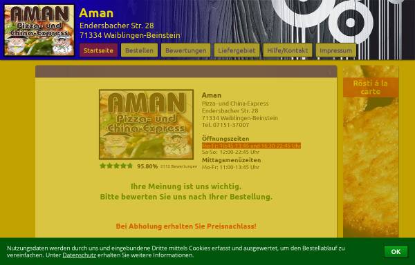 Vorschau von www.amanchina.de, Amanchina