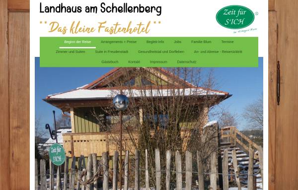 Vorschau von www.landhaus-am-schellenberg.de, Landhaus am Schellenberg