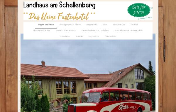 Vorschau von www.landhaus-am-schellenberg.de, Landhaus am Schellenberg