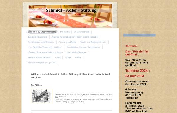 Vorschau von www.schmidt-adler-stiftung.de, Rössle