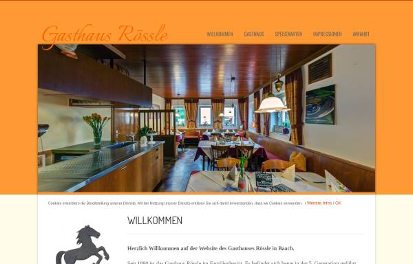 Vorschau von roessle-baach.de, Gasthaus Roessle in Weinstadt-Baach