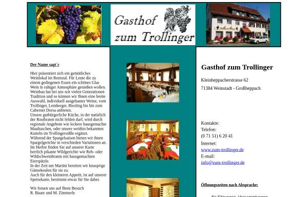 Vorschau von www.zum-trollinger.de, Zum Trollinger
