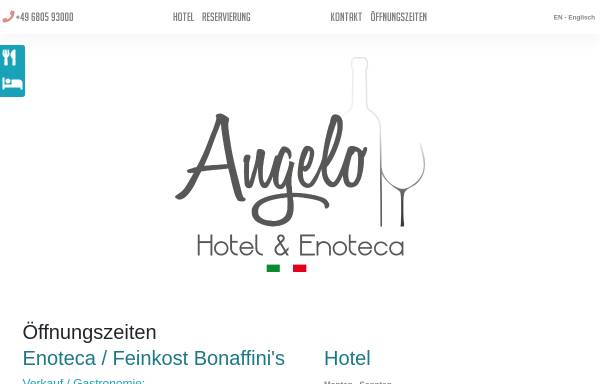 Vorschau von angelo-sb.de, Hotel Restaurant Angelo GmbH Bübingen