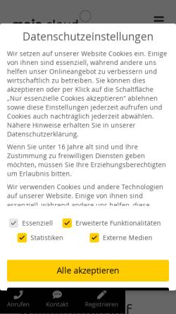 Vorschau der mobilen Webseite www.komcom.de, Komcom Messe GmbH