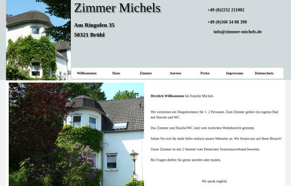 Vorschau von www.zimmer-michels.de, Zimmer Michels