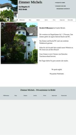 Vorschau der mobilen Webseite www.zimmer-michels.de, Zimmer Michels