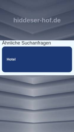 Hotel Hiddeser Hof