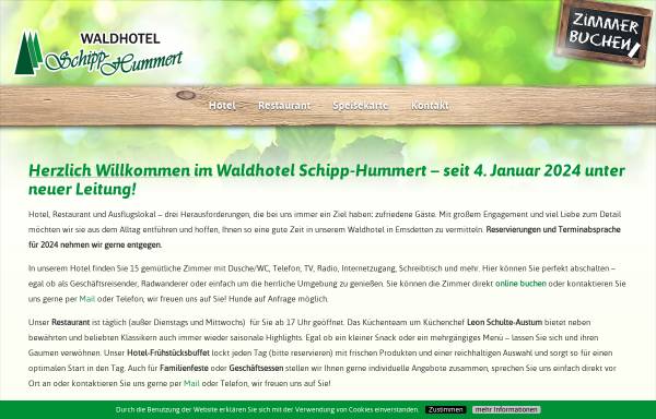 Vorschau von www.waldschaenke-emsdetten.de, Waldschänke Emsdetten