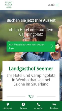 Vorschau der mobilen Webseite www.gasthof-zur-post.de, Gasthof zur Post