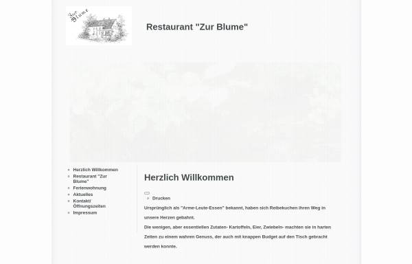 Café - Restaurant, Zur Blume