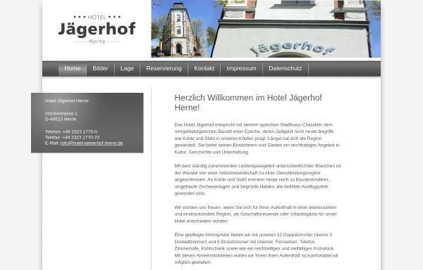 Vorschau von www.hotel-jaegerhof-herne.de, Hotel Jägerhof