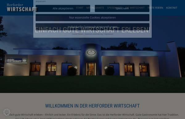 Vorschau von www.herforder-wirtschaft.de, Herforder Wirtschaft am Felsenkeller