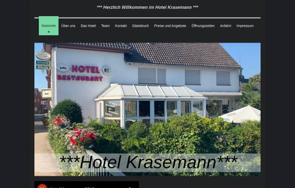 Vorschau von www.nl-hotel.de, Hotel Restaurant Krasemann